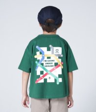 画像1: HIGHKING(ハイキング) underground s/sleeve【green】【130-160cm 】 (1)