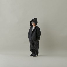 画像3: マウンテン キッズ MOUN TEN. C/N typewriter sailor hood shirt black 110cm 125cm 140cm (3)