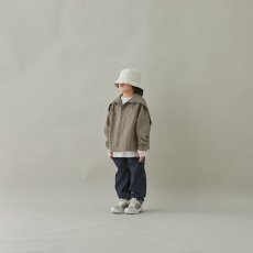 画像3: マウンテン キッズ MOUN TEN. C/N typewriter sailor hood shirt mocha 110cm 125cm 140cm (3)