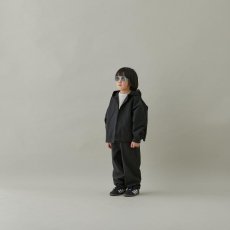 画像7: マウンテン キッズ MOUN TEN. C/N typewriter sailor hood shirt black 110cm 125cm 140cm (7)