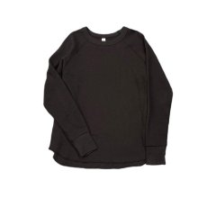 画像2: マウンテン キッズ MOUN TEN. thermal longsleeve charcoal 110cm 125cm 140cm (2)