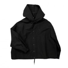 画像2: マウンテン キッズ MOUN TEN. C/N typewriter sailor hood shirt black 110cm 125cm 140cm (2)