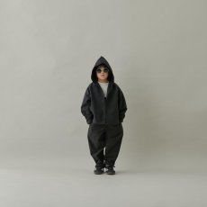 画像4: マウンテン キッズ MOUN TEN. C/N typewriter sailor hood shirt black 110cm 125cm 140cm (4)