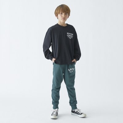 画像1: GENERATOR ジェネレーター BOSTON L/S Tシャツ BK/ブラック 110cm 120cm 130cm 140cm 150cm 160cm