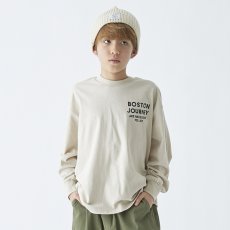 画像2: GENERATOR ジェネレーター BOSTON L/S Tシャツ EC/エクリュ 110cm 120cm 130cm 140cm 150cm 160cm (2)