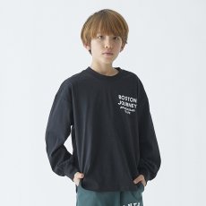 画像2: GENERATOR ジェネレーター BOSTON L/S Tシャツ BK/ブラック 110cm 120cm 130cm 140cm 150cm 160cm (2)