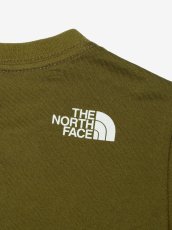 画像4: ノースフェイス ベビー Tシャツ THE NORTH FACE  B L/S GRAPHIC SQUARE LOGO TEE ロングスリーブグラフィックスクエアロゴティー フォレストオリーブ・FO 80cm 90cm  (4)