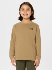 画像4: ノースフェイス キッズ Tシャツ THE NORTH FACE  L/S KNS TEE ロングスリーブネイチャースクールティー ケルプタン・KT 100cm 110cm 120cm 130cm 140cm 150cm (4)