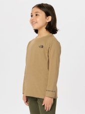 画像5: ノースフェイス キッズ Tシャツ THE NORTH FACE  L/S KNS TEE ロングスリーブネイチャースクールティー ケルプタン・KT 100cm 110cm 120cm 130cm 140cm 150cm (5)