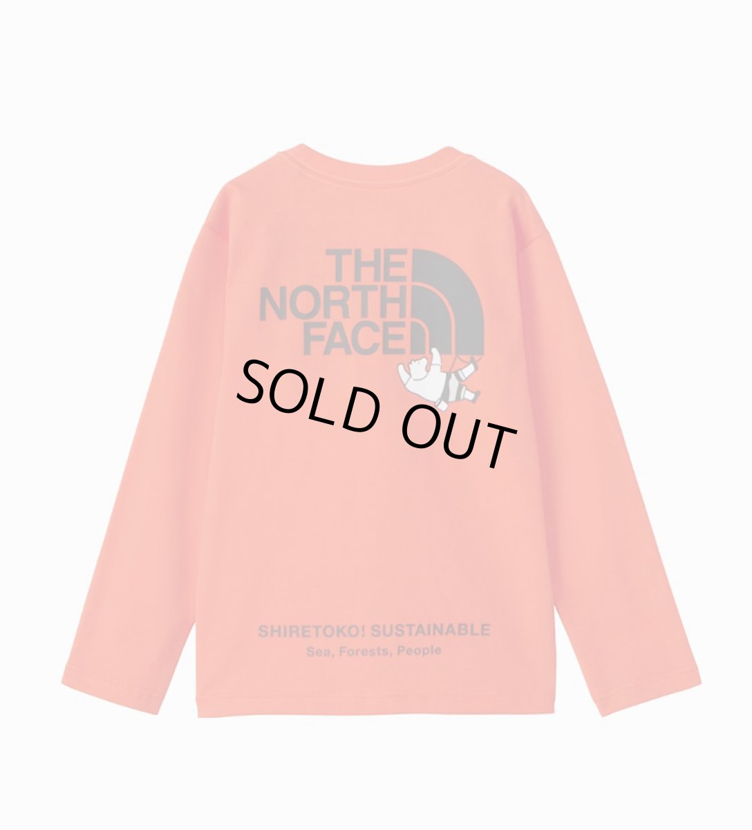 画像1: ザ・ノースフェイス/THE NORTH FACE/キッズ/ジュニア/子供服  L/S SHIRETOKO TOKO TEE ロングスリーブシレトコトコティー TNFオレンジ・TO 100cm 110cm 120cm 130cm 140cm 150cm (1)