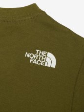 画像3: ノースフェイス キッズ Tシャツ THE NORTH FACE  L/S GRAPHIC SQUARE LOGO TEE ロングスリーブグラフィックスクエアロゴティー フォレストオリーブ・FO 100cm 110cm 120cm  (3)