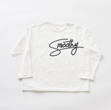 画像5: SMOOTHY スムージー SmoothyロンTee WHITE 90cm 100cm 110cm 120cm 130cm 140cm 150cm 160cm (5)