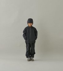 画像3: MOUN TEN./MOUNTEN/マウンテン/キッズ/ジュニア/子供服 warm track jacket black 110cm 125cm 140cm (3)