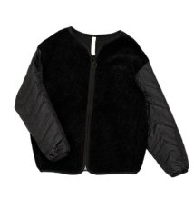 画像2: MOUN TEN./MOUNTEN/マウンテン/キッズ/ジュニア/子供服 quilt x boa blouson black 0(145-155cm) (2)