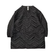 画像3: MOUN TEN./MOUNTEN/マウンテン/キッズ/ジュニア/子供服 zigzag quilt sepalate coat black 110cm 125cm 140cm (3)