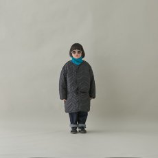 画像5: MOUN TEN./MOUNTEN/マウンテン/キッズ/ジュニア/子供服 zigzag quilt sepalate coat black 110cm 125cm 140cm (5)