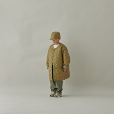 画像5: MOUN TEN./MOUNTEN/マウンテン/キッズ/ジュニア/子供服 zigzag quilt sepalate coat light khaki 110cm 125cm 140cm (5)