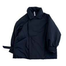 画像2: MOUN TEN./MOUNTEN/マウンテン/キッズ/ジュニア/子供服 air half coat (Re-nylon) black 110cm 125cm 140cm (2)