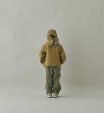 画像12: MOUN TEN./MOUNTEN/マウンテン/キッズ/ジュニア/子供服 zigzag quilt sepalate coat light khaki 0(145-155cm) (12)