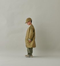 画像7: MOUN TEN./MOUNTEN/マウンテン/キッズ/ジュニア/子供服 zigzag quilt sepalate coat light khaki 0(145-155cm) (7)