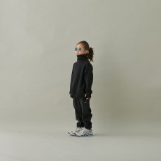 画像2: MOUN TEN./MOUNTEN/マウンテン/キッズ/ジュニア/子供服 CORDURA back fleece track pants black 110cm 125cm 140cm (2)