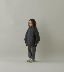 画像9: MOUN TEN./MOUNTEN/マウンテン/キッズ/ジュニア/子供服 air half coat (Re-nylon) black 110cm 125cm 140cm (9)