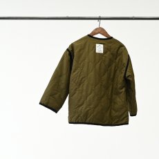 画像3: ジェネレーター/GENERATOR/キッズ/ジュニア/子供服/メンズ ノーカラーキルティングJK KH/カーキ 110cm 120cm 130cm 140cm 150cm 160cm 170cm (3)