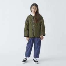 画像7: ジェネレーター/GENERATOR/キッズ/ジュニア/子供服/メンズ ノーカラーキルティングJK KH/カーキ 110cm 120cm 130cm 140cm 150cm 160cm 170cm (7)