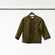 画像2: ジェネレーター/GENERATOR/キッズ/ジュニア/子供服/メンズ ノーカラーキルティングJK KH/カーキ 110cm 120cm 130cm 140cm 150cm 160cm 170cm (2)