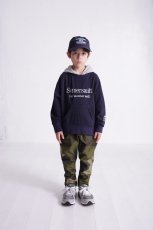 画像2: ハイキング/HIGHKING/キッズ/ジュニア/子供服/メンズ shrpa hoody navy 130cm 140cm 150cm 160cm S(170cm) (2)