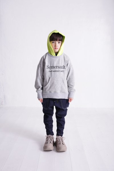 画像1: ハイキング/HIGHKING/キッズ/ジュニア/子供服/メンズ shrpa hoody gray 130cm 140cm 150cm 160cm S(170cm)