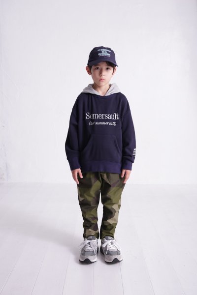 画像1: ハイキング/HIGHKING/キッズ/ジュニア/子供服/メンズ shrpa hoody navy 130cm 140cm 150cm 160cm S(170cm)