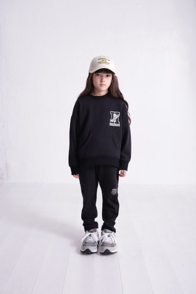 画像1: ハイキング/HIGHKING/キッズ/ジュニア/子供服/メンズ gym pants black 130cm 140cm 150cm 160cm S(170cm)