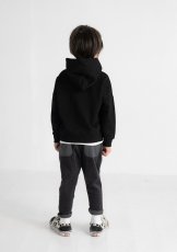 画像4: セスタヴォカーレ/6vocaLe/キッズ/子供服 レイヤードカプーチョ BLACK 100cm 110cm 120cm (4)