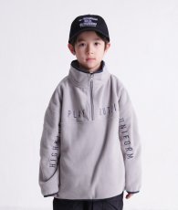 画像1: ハイキング/HIGHKING/キッズ/ジュニア/子供服/メンズ outside sweat gray 120cm 130cm 140cm 150cm 160cm 170cm (1)