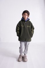 画像3: ハイキング/HIGHKING/キッズ/ジュニア/子供服/メンズ outside sweat olive 120cm 130cm 140cm 150cm 160cm 170cm (3)