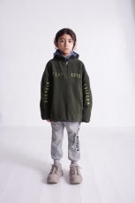 画像2: ハイキング/HIGHKING/キッズ/ジュニア/子供服/メンズ outside sweat olive 120cm 130cm 140cm 150cm 160cm 170cm (2)