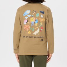 画像3: ザ・ノースフェイス/THE NORTH FACE/キッズ/ジュニア/子供服  L/S KNS TEE ロングスリーブネイチャースクールティー ケルプタン・KT 100cm 110cm 120cm 130cm 140cm 150cm (3)