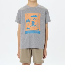 画像2: THE NORTH FACE ザ・ノースフェイス S/S Shiretoko Toko Tee ショートスリーブシレトコトコティー ミックスグレー・Z 130cm 140cm 150cm 160cm (2)