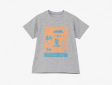 画像1: THE NORTH FACE ザ・ノースフェイス T S/S Shiretoko Toko Tee トドラーショートスリーブシレトコトコティー ミックスグレー・Z 100cm 110cm 120cm (1)